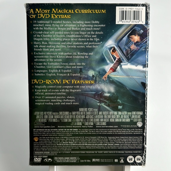 New! Factory Sealed. Harry Potter And The Chamber Of Secrets. 2-Disc Set. - Picture 3 of 3